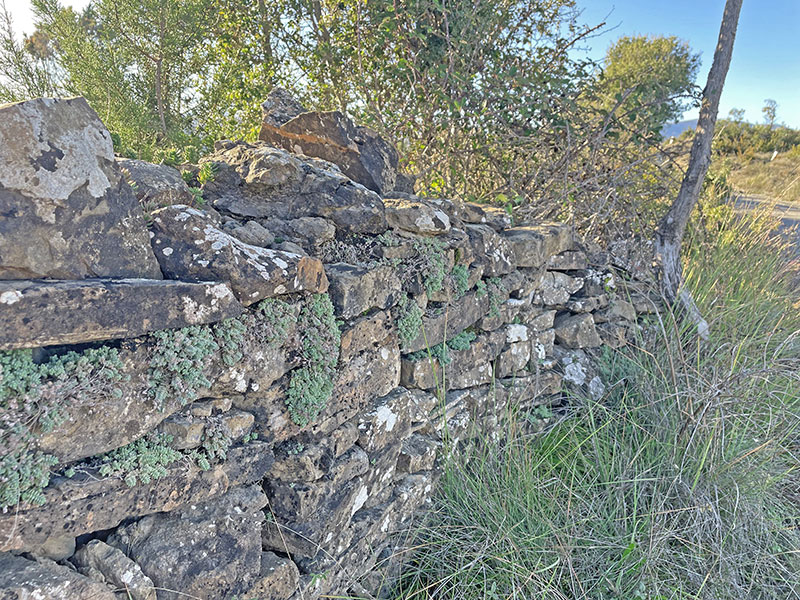 Muros de piedra seca