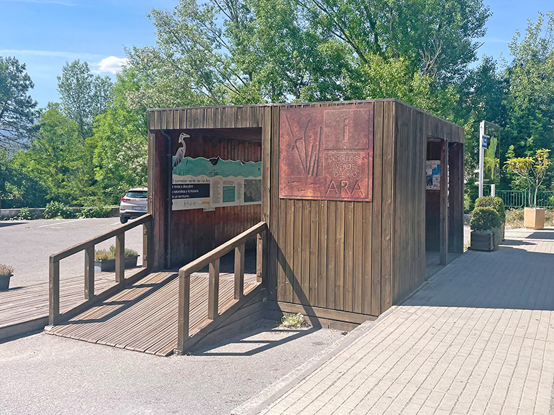 Punto de información «El Corredor Verde del río Ara»