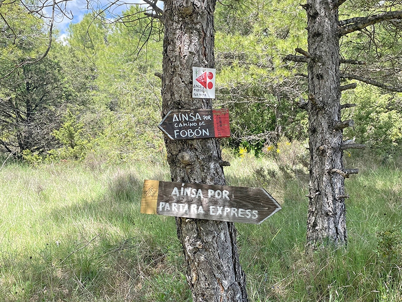 Aínsa por el camino de Fobón